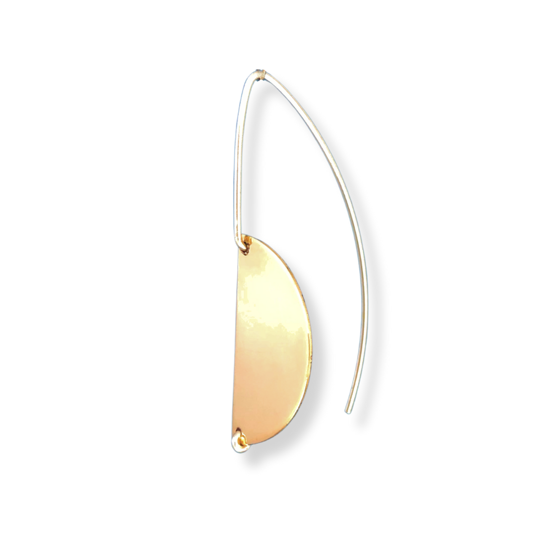 Sunrise Half Moon Earrings