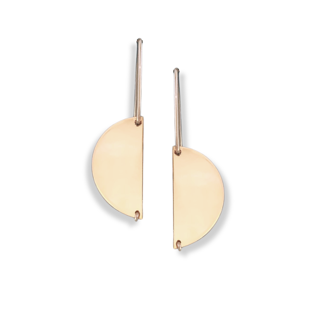Earrings hot sale half moon