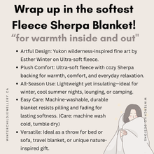 Fall on the Stewart River, YT Lap Blanket