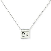 Silver Mini Square Necklace