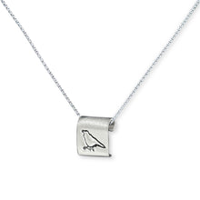Silver Mini Square Necklace