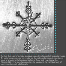 Silver Crescent & Charm Necklace - snowflake & star